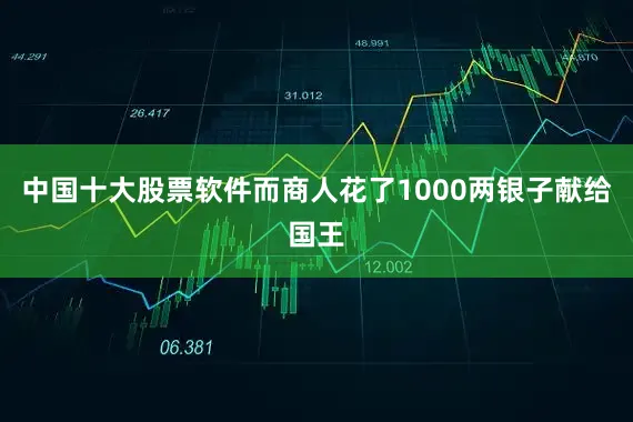中国十大股票软件而商人花了1000两银子献给国王